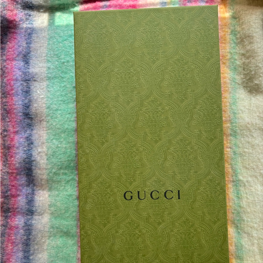 Gucci Olive Green Embossed Box